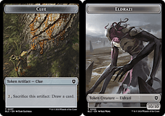 Clue (0037) // Eldrazi (0002) Double-Sided Token